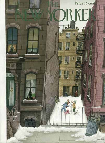 Edna Eicke The New Yorker 1946_02_02 Copyright | The New Yorker Graphic Art Covers 1946-1970