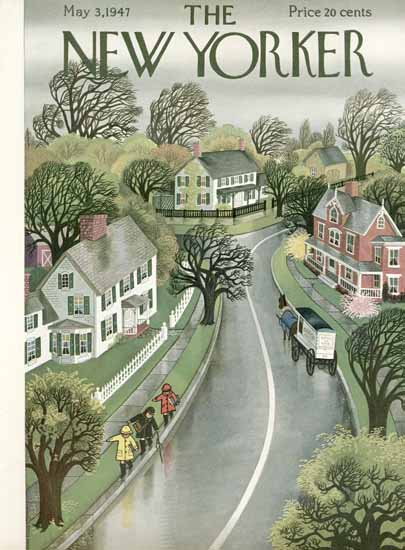 Edna Eicke The New Yorker 1947_05_03 Copyright | The New Yorker Graphic Art Covers 1946-1970