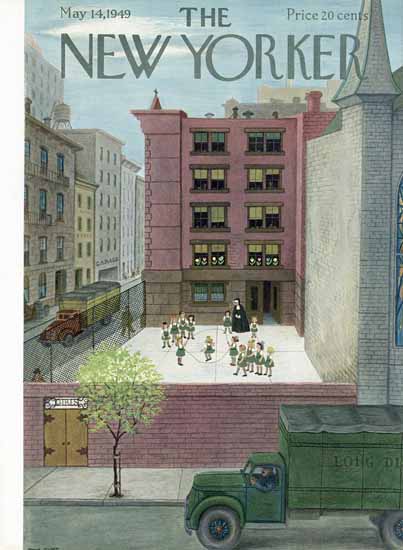 Edna Eicke The New Yorker 1949_05_14 Copyright | The New Yorker Graphic Art Covers 1946-1970