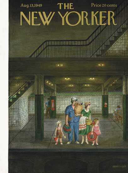 Edna Eicke The New Yorker 1949_08_13 Copyright | The New Yorker Graphic Art Covers 1946-1970