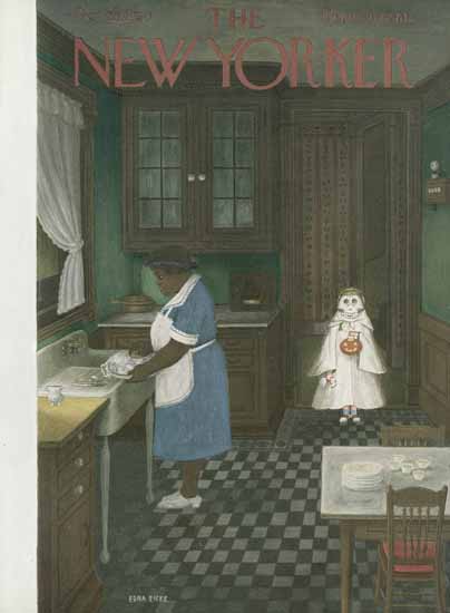 Edna Eicke The New Yorker 1950_10_28 Copyright | The New Yorker Graphic Art Covers 1946-1970