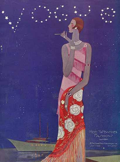 Eduardo Garcia Benito Vogue Cover 1926-07-01 Copyright | Vogue Magazine Graphic Art Covers 1902-1958