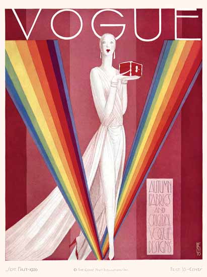 Eduardo Garcia Benito Vogue Cover 1926-09-01 Copyright | Vogue Magazine Graphic Art Covers 1902-1958