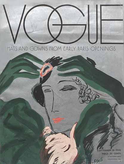 Eduardo Garcia Benito Vogue Cover 1932-09-15 Copyright | Mad Men Art ...
