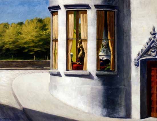 Edward Hopper August in the City 1945 | Edward Hopper Paintings, Aquarelles, Illustrations, Ads 1900-1966