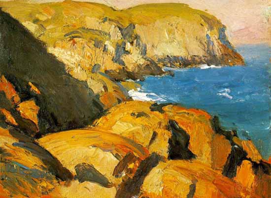 Edward Hopper Blackhead Monhegan 1916-19 | Edward Hopper Paintings, Aquarelles, Illustrations, Ads 1900-1966