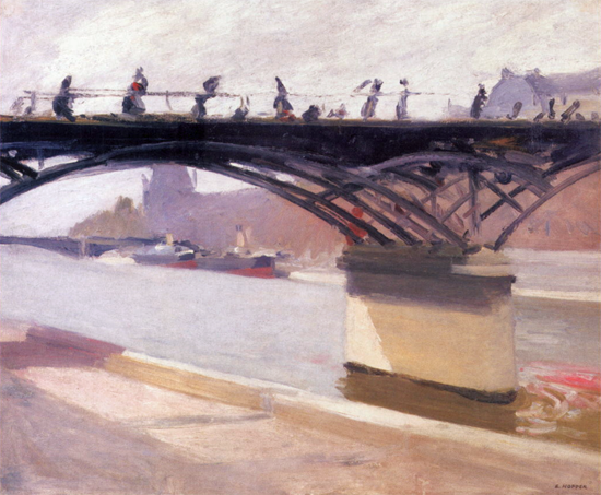 Edward Hopper Bridge Of Art 1907 | Edward Hopper Paintings, Aquarelles, Illustrations, Ads 1900-1966