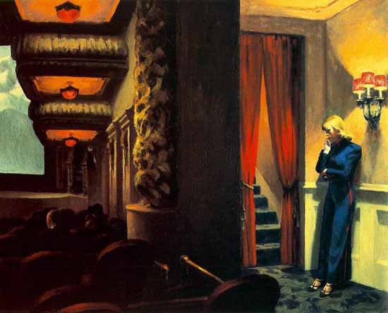 Edward Hopper New York Movie 1939 | Edward Hopper Paintings, Aquarelles, Illustrations, Ads 1900-1966