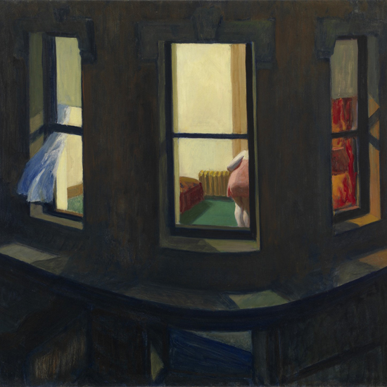 Edward Hopper Night Windows 1928 crop A | Edward Hopper Paintings, Aquarelles, Illustrations, Ads 1900-1966