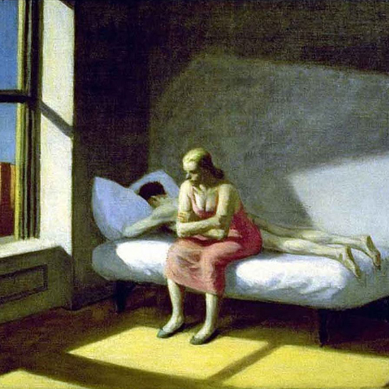 Edward Hopper Summer in the City 1950 crop | Edward Hopper Paintings, Aquarelles, Illustrations, Ads 1900-1966