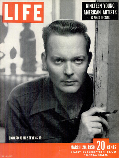 Edward John Stevens jr 20 Mar 1950 Copyright Life Magazine | Life Magazine BW Photo Covers 1936-1970