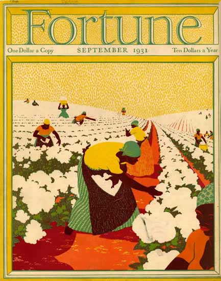 Edwin Georgi Fortune Magazine September 1931 Copyright | Fortune Magazine Graphic Art Covers 1930-1959