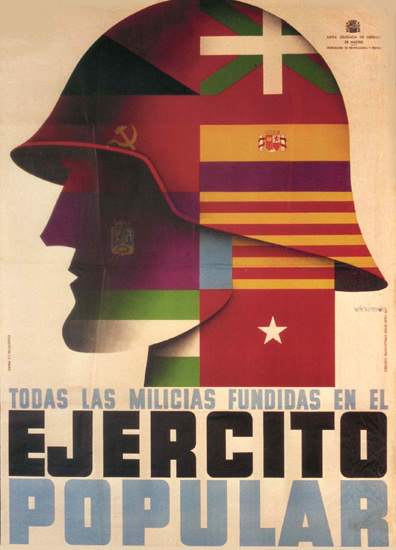 Ejercito Popular Spain Espana | Vintage War Propaganda Posters 1891-1970