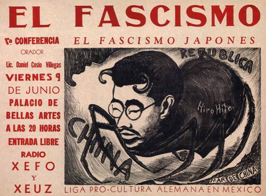 El Facismo Japones Hiro Hito Mexico | Vintage War Propaganda Posters 1891-1970