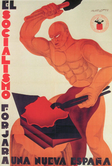 El Socialismo Spain Espana | Vintage War Propaganda Posters 1891-1970