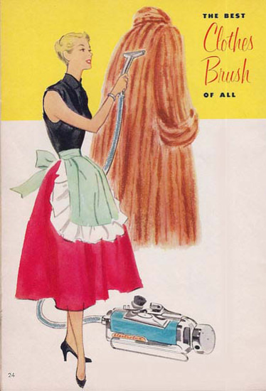 Electrolux Vacuum Cleaner Best Clothes Brush | Sex Appeal Vintage Ads and Covers 1891-1970