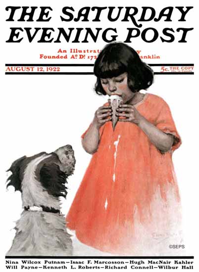 Ellen Pyle Cover Artist Saturday Evening Post 1922_08_12 | The Saturday Evening Post Graphic Art Covers 1892-1930