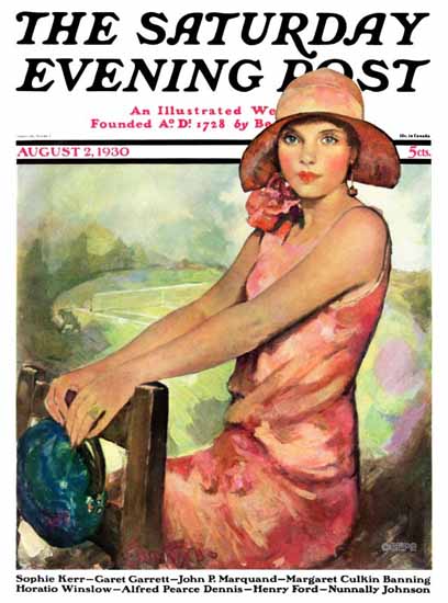 Ellen Pyle Cover Artist Saturday Evening Post 1930_08_02 Sex Appeal | Sex Appeal Vintage Ads and Covers 1891-1970