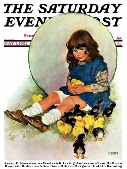 Ellen Pyle Cover Artist Saturday Evening Post 1932_05_07 | The Saturday Evening Post Graphic Art Covers 1931-1969