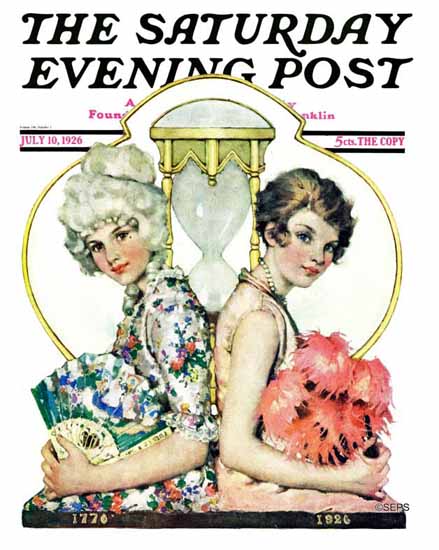 Ellen Pyle Saturday Evening Post 1926_07_10 | The Saturday Evening Post Graphic Art Covers 1892-1930