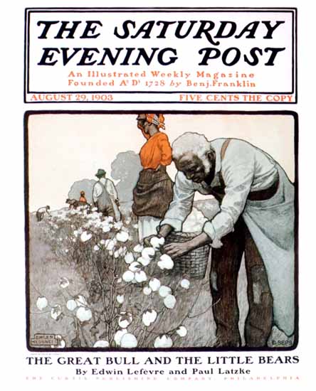 Emlen McConnell Saturday Evening Post Cover 1903_08_29 | The Saturday Evening Post Graphic Art Covers 1892-1930