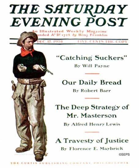 Emlen McConnell Saturday Evening Post Cover 1904_12_17 | The Saturday Evening Post Graphic Art Covers 1892-1930