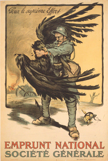 Emprunt National Societe Generale Pour Le Effort | Vintage War Propaganda Posters 1891-1970