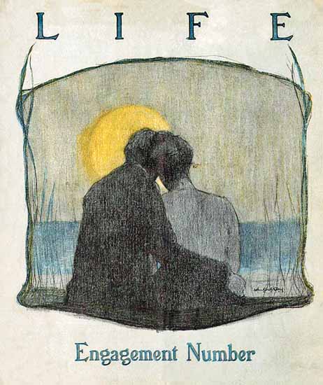 Engagement Number Life Humor Magazine 1903-09-03 Copyright | Life Magazine Graphic Art Covers 1891-1936