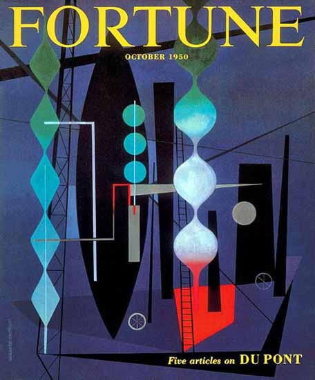 Erberto Carboni Fortune Magazine October 1950 Copyright | Fortune Magazine Graphic Art Covers 1930-1959