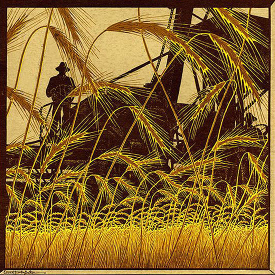 Ernest Hamlin Baker Fortune Magazine October 1935 Copyright crop | Best of Vintage Cover Art 1900-1970