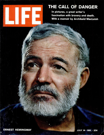 Ernest Hemingway buried last Week 14 Jul 1961 Copyright Life Magazine | Life Magazine Color Photo Covers 1937-1970