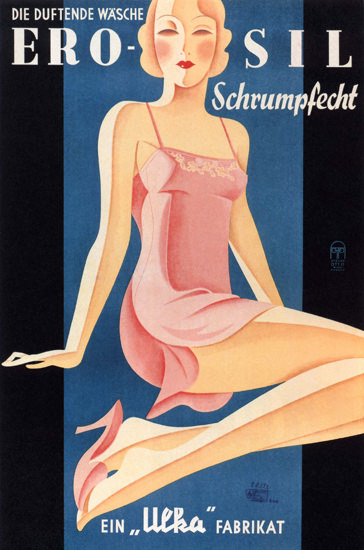 Ero-Sil Duftende Waesche Schrumpfecht | Sex Appeal Vintage Ads and Covers 1891-1970