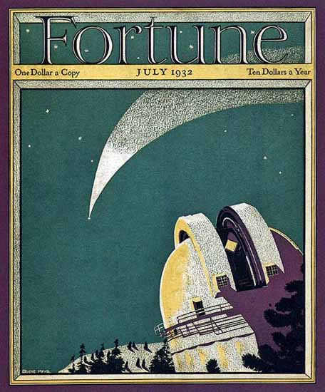 Ervine Metzl Fortune Magazine July 1932 Copyright | Fortune Magazine Graphic Art Covers 1930-1959