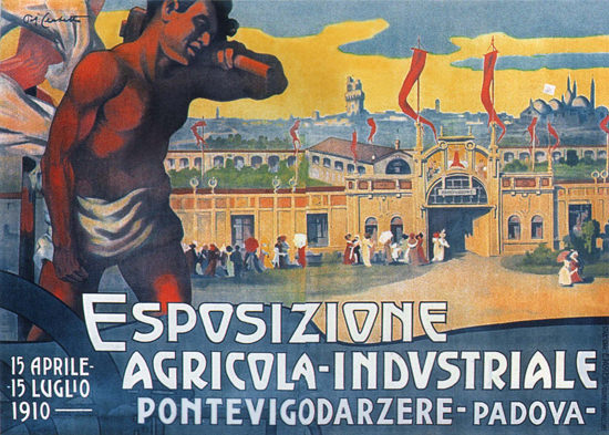 Esposizione Agriocola-Industriale Padova 1910 | Vintage Ad and Cover Art 1891-1970