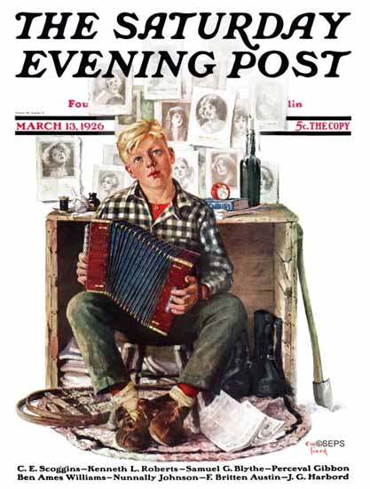 Eugene Iverd Artist Saturday Evening Post 1926_03_13 | The Saturday Evening Post Graphic Art Covers 1892-1930