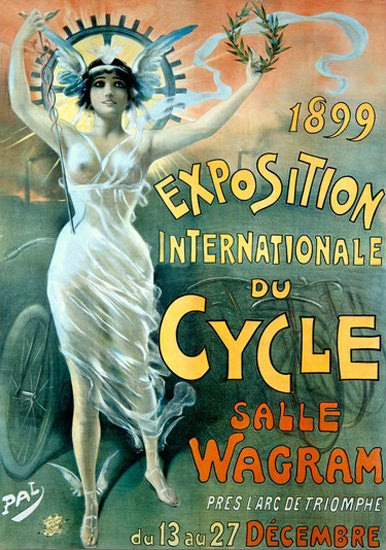 Exposition Internationale Du Cycle Paris 1899 | Sex Appeal Vintage Ads and Covers 1891-1970