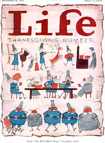 FG Cooper Life Humor Magazine 1924-11-20 Copyright | Life Magazine Graphic Art Covers 1891-1936