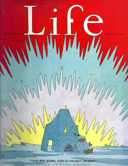 FG Cooper Life Humor Magazine 1926-08-05 Copyright | Life Magazine Graphic Art Covers 1891-1936