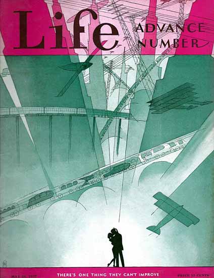 FG Cooper Life Magazine Advance Number 1927-05-26 Copyright | Life Magazine Graphic Art Covers 1891-1936