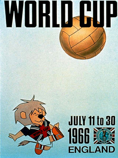 FIFA World Cup Football England 1966 Soccer | Vintage Ad and Cover Art 1891-1970