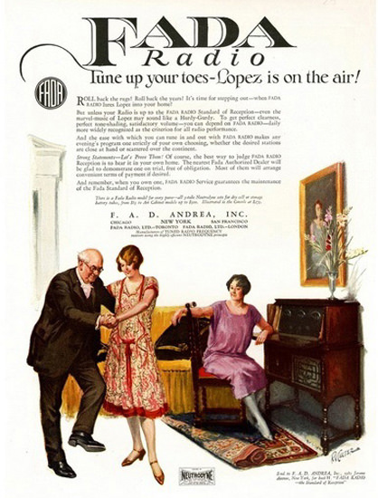 Fada Radio New York | Vintage Ad and Cover Art 1891-1970