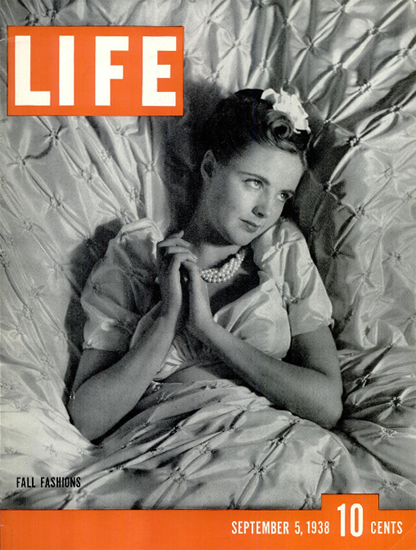 Fall Fashion 5 Sep 1938 Copyright Life Magazine | Life Magazine BW Photo Covers 1936-1970