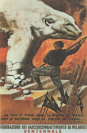 Federazione Dei Fasci Di Combattimento Di Milano | Vintage War Propaganda Posters 1891-1970