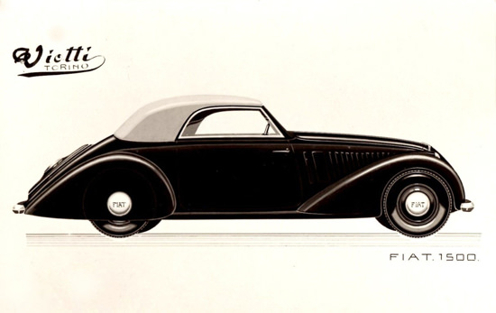 Fiat 1500 Cabriolet Viotti Of Torino 1935 | Vintage Cars 1891-1970