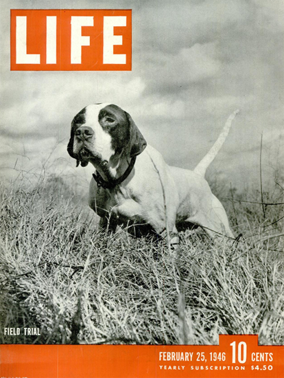 Field Trail 25 Feb 1946 Copyright Life Magazine | Life Magazine BW Photo Covers 1936-1970