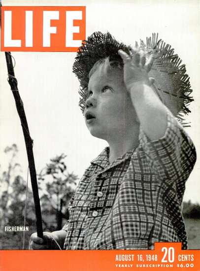 Fisherman 16 Aug 1948 Copyright Life Magazine | Life Magazine BW Photo Covers 1936-1970