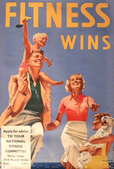 Fitness Wins 1938 | Vintage Ad and Cover Art 1891-1970