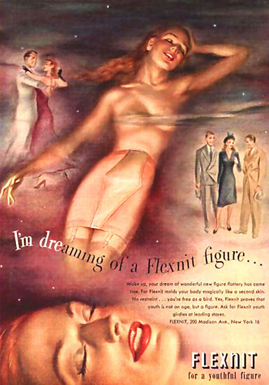 Flexnit Figure Lingerie New York | Sex Appeal Vintage Ads and Covers 1891-1970