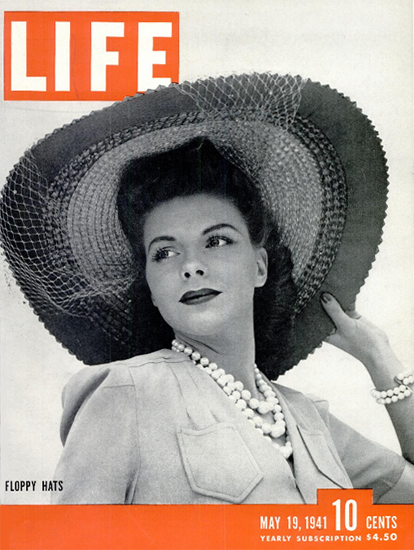 Floppy Hats 19 May 1941 Copyright Life Magazine | Life Magazine BW Photo Covers 1936-1970