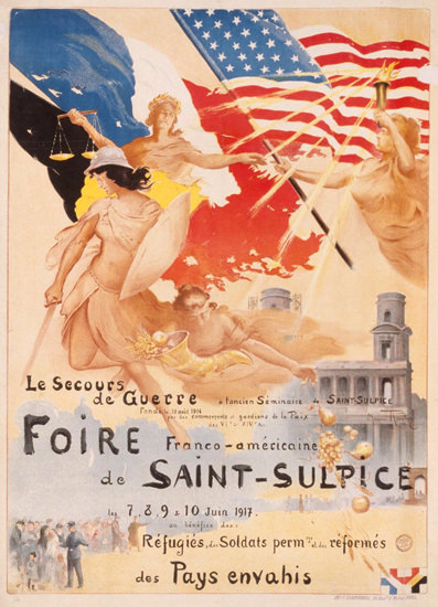 Foire Franco-Americaine De Saint Sulpice 1917 | Sex Appeal Vintage Ads and Covers 1891-1970